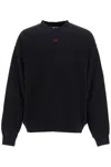 Off-white Logo Printed Crewneck Sweatshirt In Black