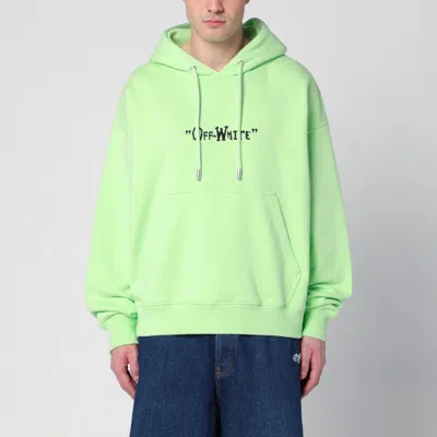 Off-white Off- Mint Sweatshirt With Logo