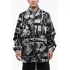 Off-white Nylon Xray Windbreaker With Removable Hood