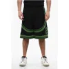 Off-white Patched Varsity Shorts With Tape Details