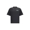 Off-white Logo-print Short-sleeve T-shirt In Black