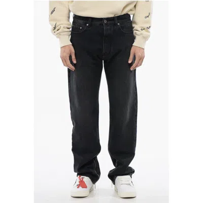 Off-white Off- Straight-fit Skate Jeans With Side Men's Zip
