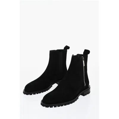 Off-white Off- Suede Combat Men's Booties