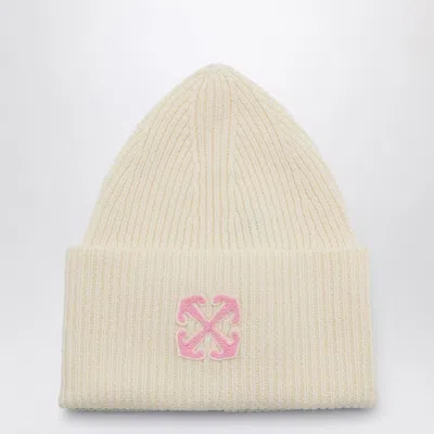Off-white Off- Wool Cap With Logo