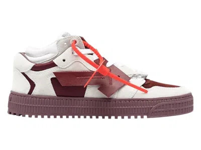 Pre-owned Off-white Off 3.0 Floating Arrow (women's) Sneakers In White/burgundy