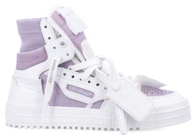 Pre-owned Off-white Off 3.0 Off Court (women's) Sneakers In White/lilac