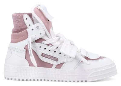 Pre-owned Off-white Off 3.0 Off Court (women's) Sneakers In White/pink In Multi