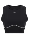Off-white Black Off Active Line Top In Multi