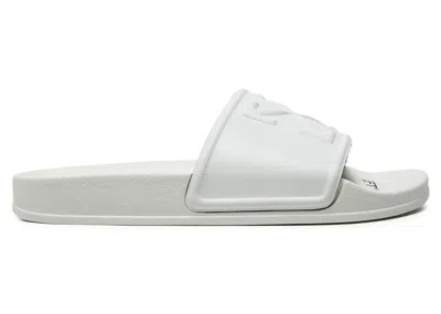 Pre-owned Off-white Off Arrow Print Pool Slides (women's) Sneakers In White
