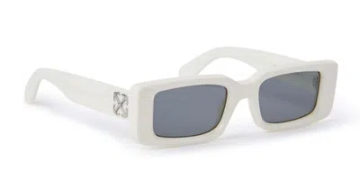 Pre-owned Off-white Off Arthur Sunglasses In White/dark Grey (oeri127s24pla0010107/fr)