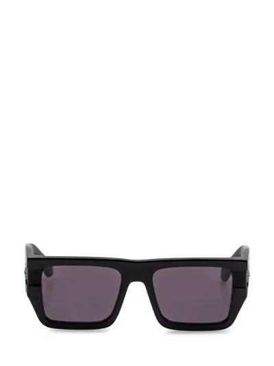 Off-white Prescott Rectangle-frame Sunglasses In 1007 1007 Black Dark Grey