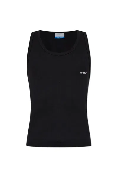 OFF-WHITE OFF-WHITE OFF BOOKISH RIB TANKTOP