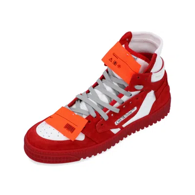 Off-white Off Court 3.0 High Sneakers In Red