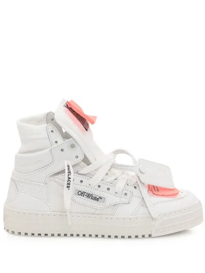 Off-white 3.0 Off Court High-top Leather Sneakers In White