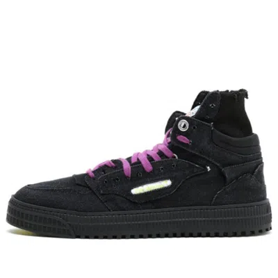Off-white Off-court High Top Sneakers /purple In Black