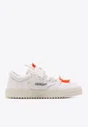Off-white Off White Men Low Top 3.0 Off Court White-orange Sneakers In White