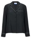 Off-white 'off Jaquard Pajama' Shirt In Black