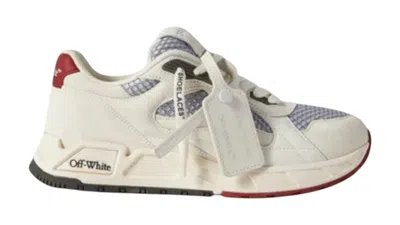 Pre-owned Off-white Off Kick Off (women's) Sneakers In White/metallic Red
