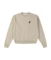 Off-white Off Logo Print Arrows Sweatshirt In Nude