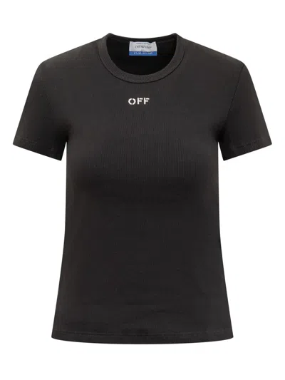 Off-white T-shirt Off In Black