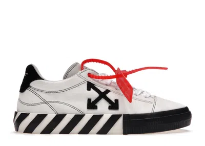 Pre-owned Off-white Off Low Vulc (women's) Sneakers In White/black