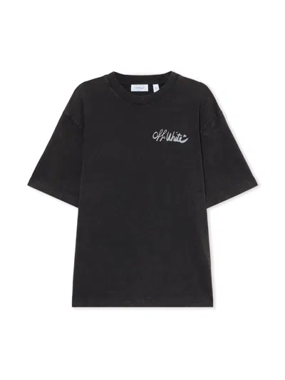 Off-white Off Marker Skate T-shirt In Black