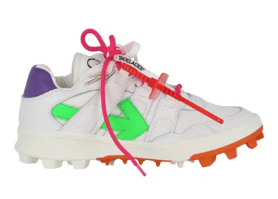 Pre-owned Off-white Off Mountain Leather Cleat (women's) Sneakers In White