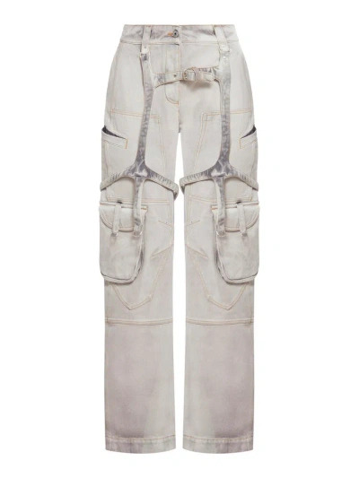 Off-white Laundry Cotton Jersey Cargo Sweatpants In Multi