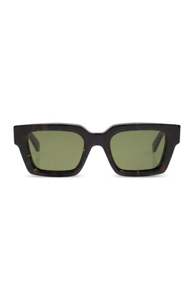 Off-white Virgil Sunglasses In Green