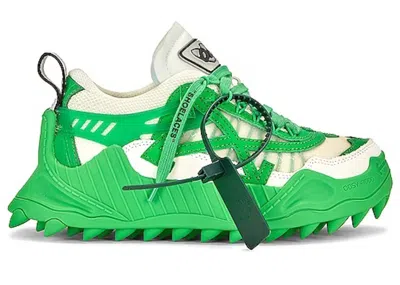 Pre-owned Off-white Off Odsy1000 (women's) Sneakers In White/green
