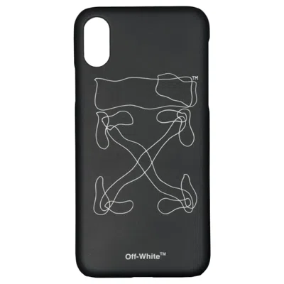 Pre-owned Off-white Off Off Abstract Arrows Iphone Xs Max Casein Black/white