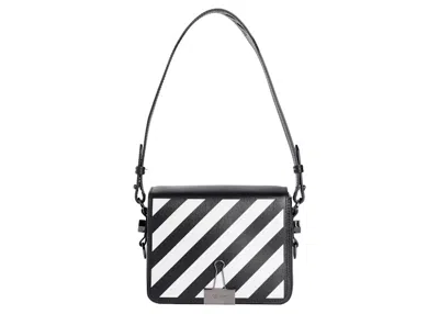 Pre-owned Off-white Off Off Binder Clip Diag Flap Bagin Black/white In Multi
