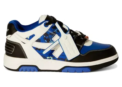 Pre-owned Off-white Off Off Out Of Office Ooo Low Tops Blue Bandana (women's) Sneakers In Navy Blue/white