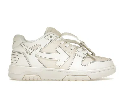 Pre-owned Off-white Off Off Out Of Office Ooo Low Tops (women's) Sneakers In Cream/white