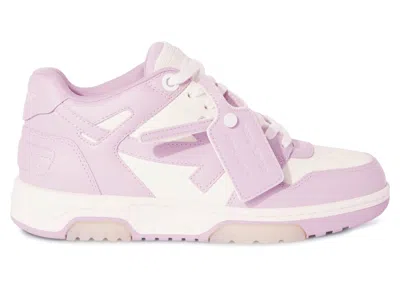 Pre-owned Off-white Off Off Out Of Office Ooo Low Tops (women's) Sneakers In Lavender/white