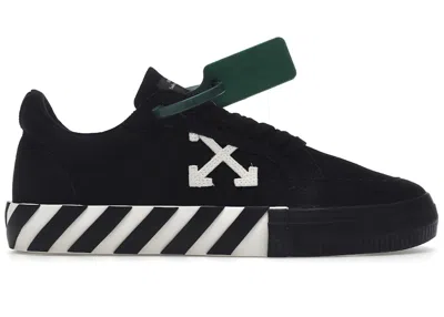 Pre-owned Off-white Off Off Vulc Low Canvas (women's) Sneakers In Black/white