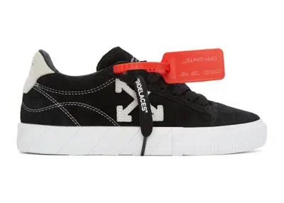 Pre-owned Off-white Off Off Vulc Low Sole (women's) Sneakers In Black/white