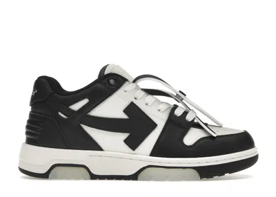 Pre-owned Off-white Off Out Of Office Calf Leather Panda (women's) Sneakers In White/black