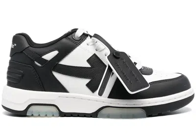 Pre-owned Off-white Off Out Of Office Low (women's) Sneakers In White/black