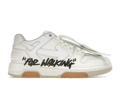 Pre-owned Off-white Off Out Of Office "ooo" Low "for Walking" (women's) Sneakers In White/black