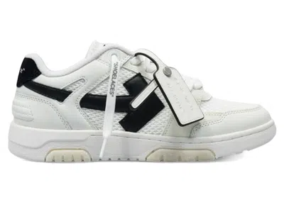 Pre-owned Off-white Off Out Of Office Ooo Low Slim (women's) Sneakers In White/black In Multi
