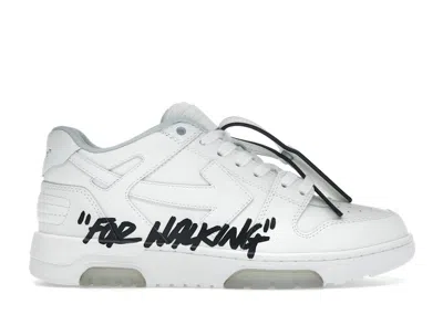 Pre-owned Off-white Off Out Of Office Ooo Low Tops For Walking (women's) Sneakers In White/black