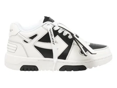Pre-owned Off-white Off Out Of Office Ooo Low Tops Outline (women's) Sneakers In White/black