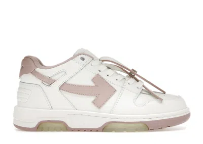 Pre-owned Off-white Off Out Of Office Ooo Low Tops (women's) 2023 Sneakers In White/pink
