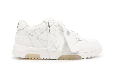 Pre-owned Off-white Off Out Of Office Ooo Low Tops (women's) Sneakers In White