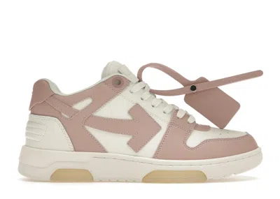 Pre-owned Off-white Off Out Of Office "ooo" Low Tops (women's) Sneakers In White/pink