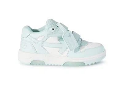 Pre-owned Off-white Off Out Of Office Straps (kids) Sneakers In White/light Blue