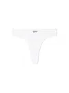 Off-white Off Rib Thong In White