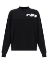 Off-white Shared Sweatshirt In Black - White