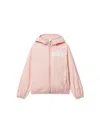 Off-white Type Graphic Windbreaker In Pink